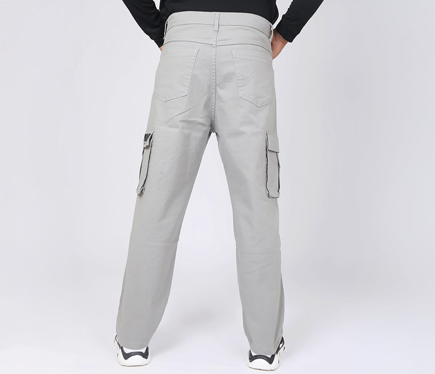 7 Pocket Light Grey Cargo Pants - AUMM - AUMM #
