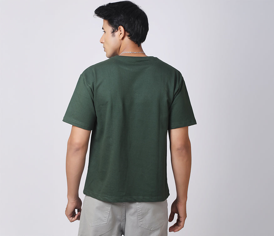 AUMM Box Fit Mineral Green T-shirt - AUMM #