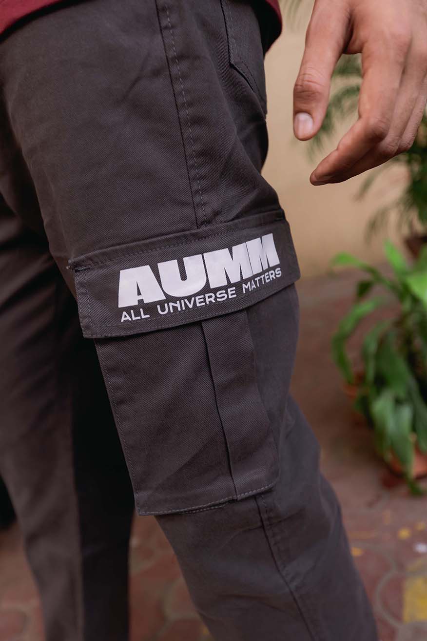 7 Pocket Dark Grey Cargo Pants