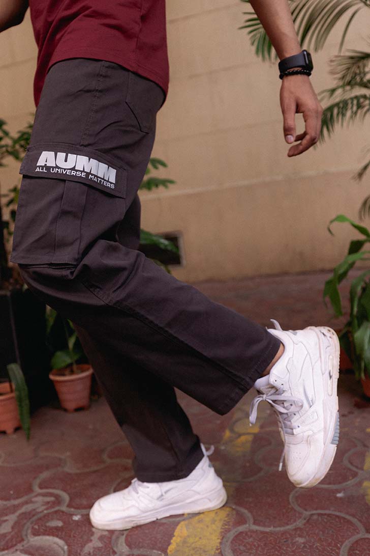 7 Pocket Dark Grey Cargo Pants