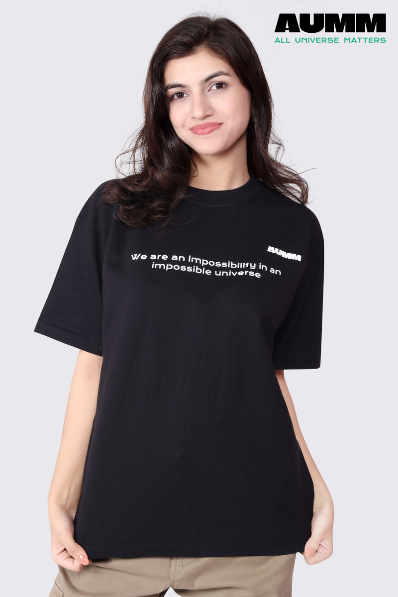 Black Oversized T-shirt - AUMM #