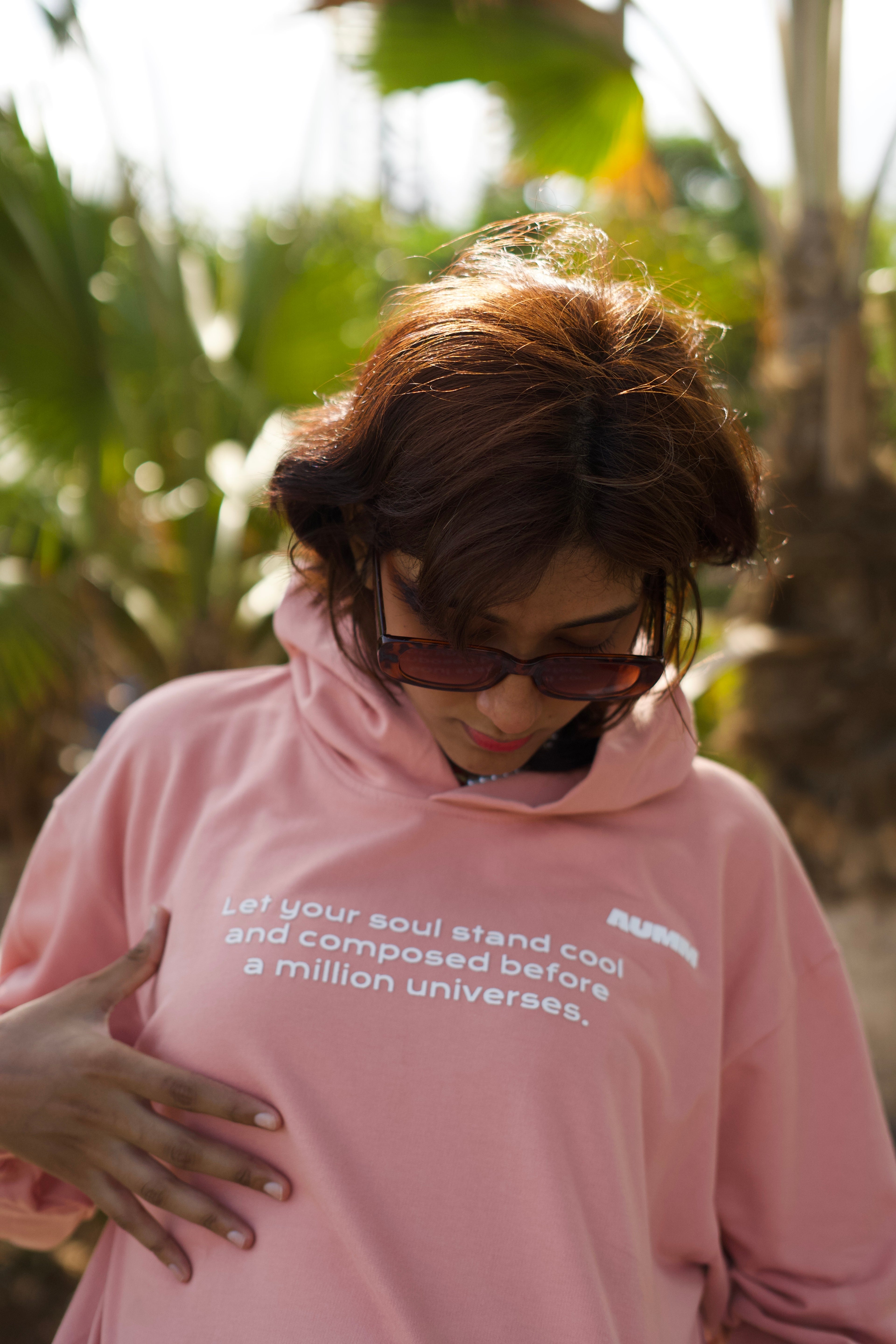 Dusty Pink Oversized Hoodie - AUMM #