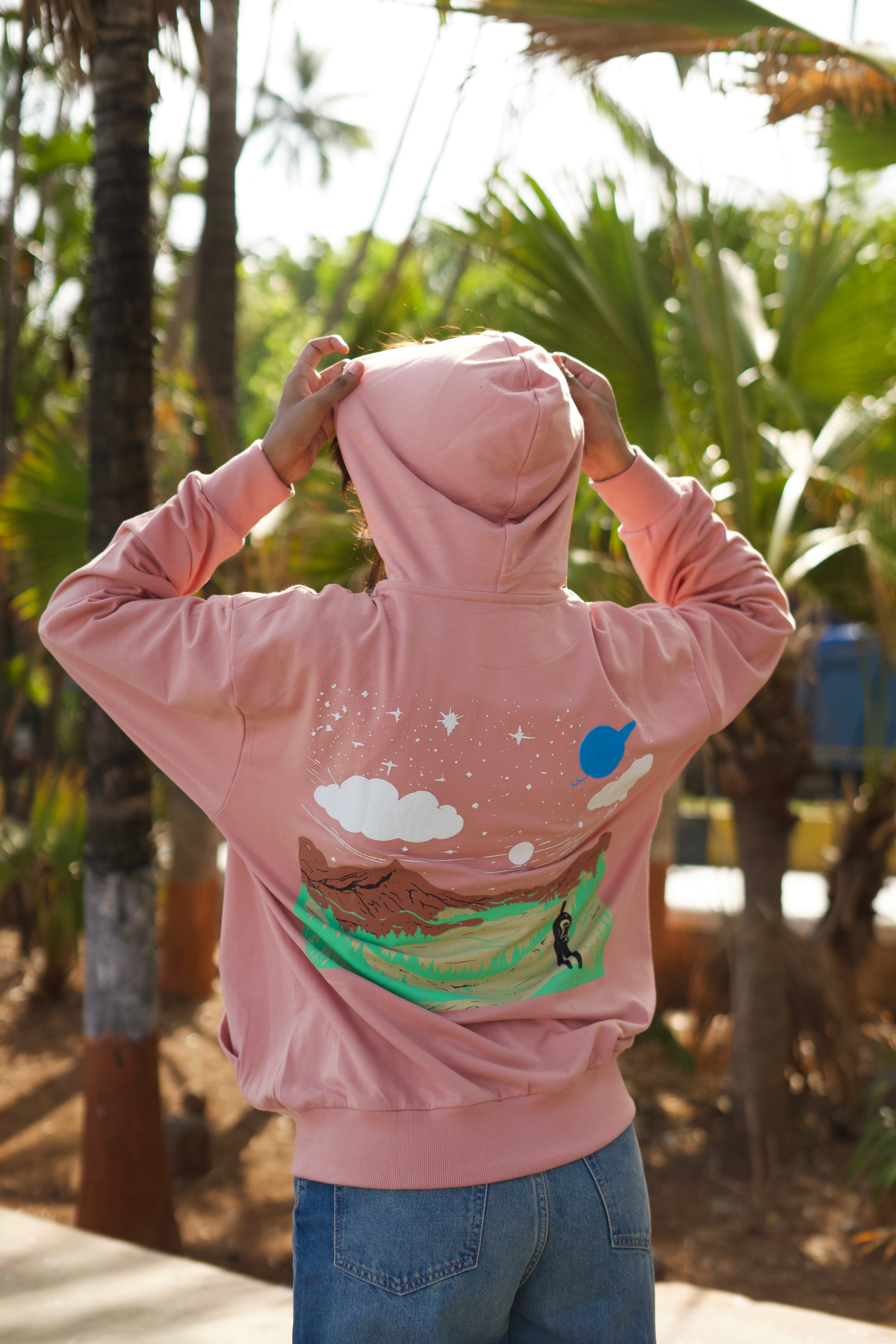 Dusty Pink Oversized Hoodie - AUMM #