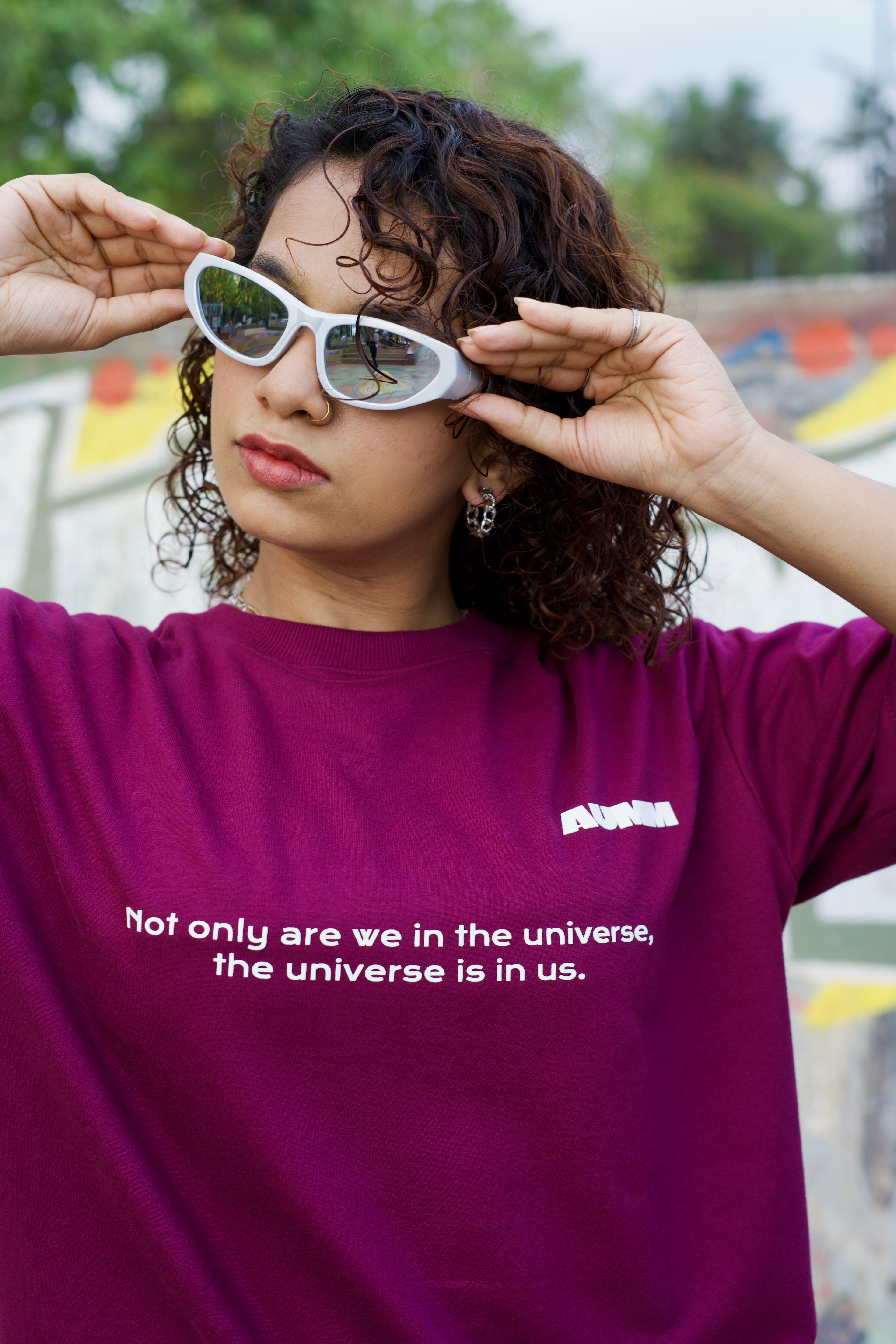 Wine Oversized T-shirt - AUMM #