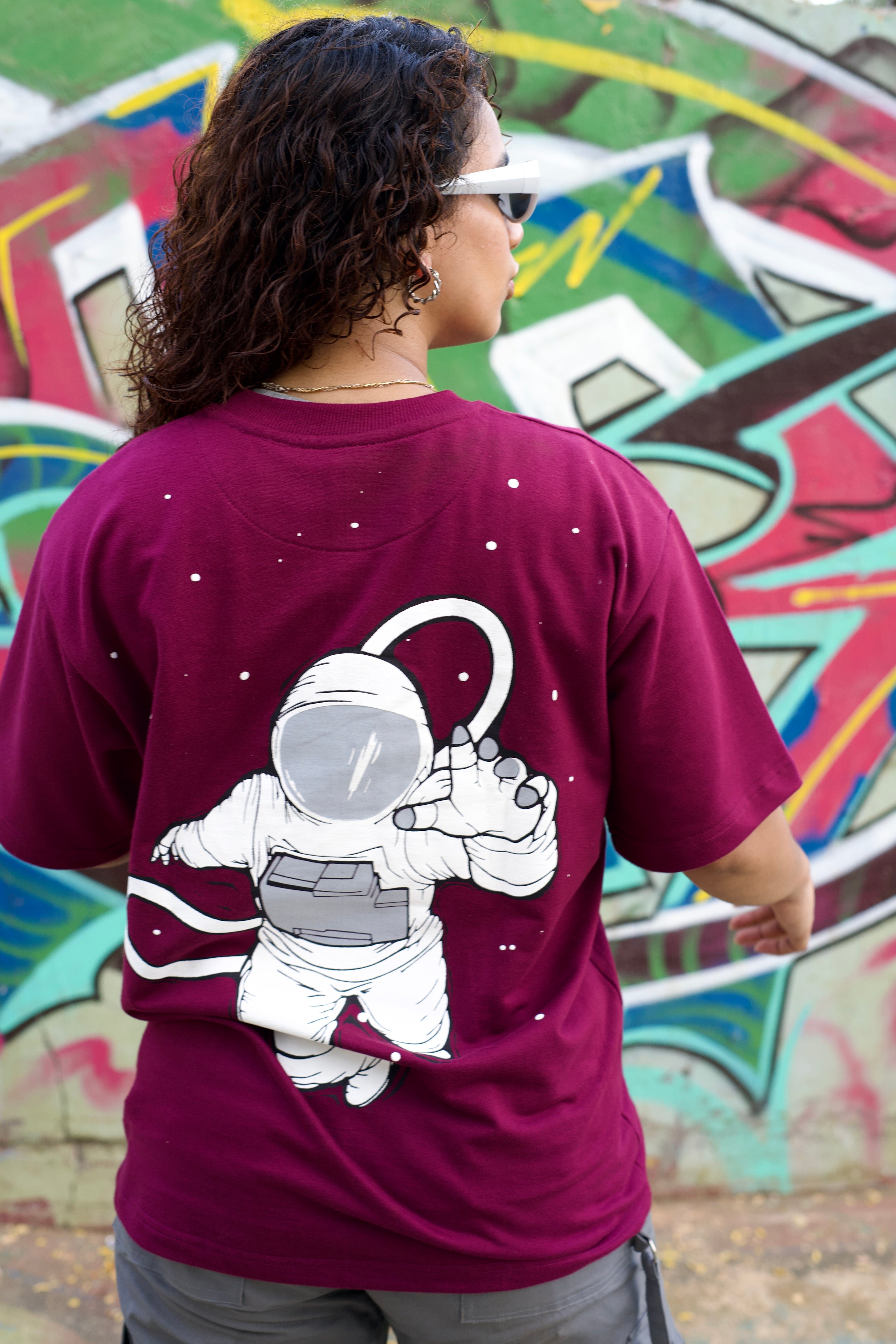 Wine Oversized T-shirt - AUMM #