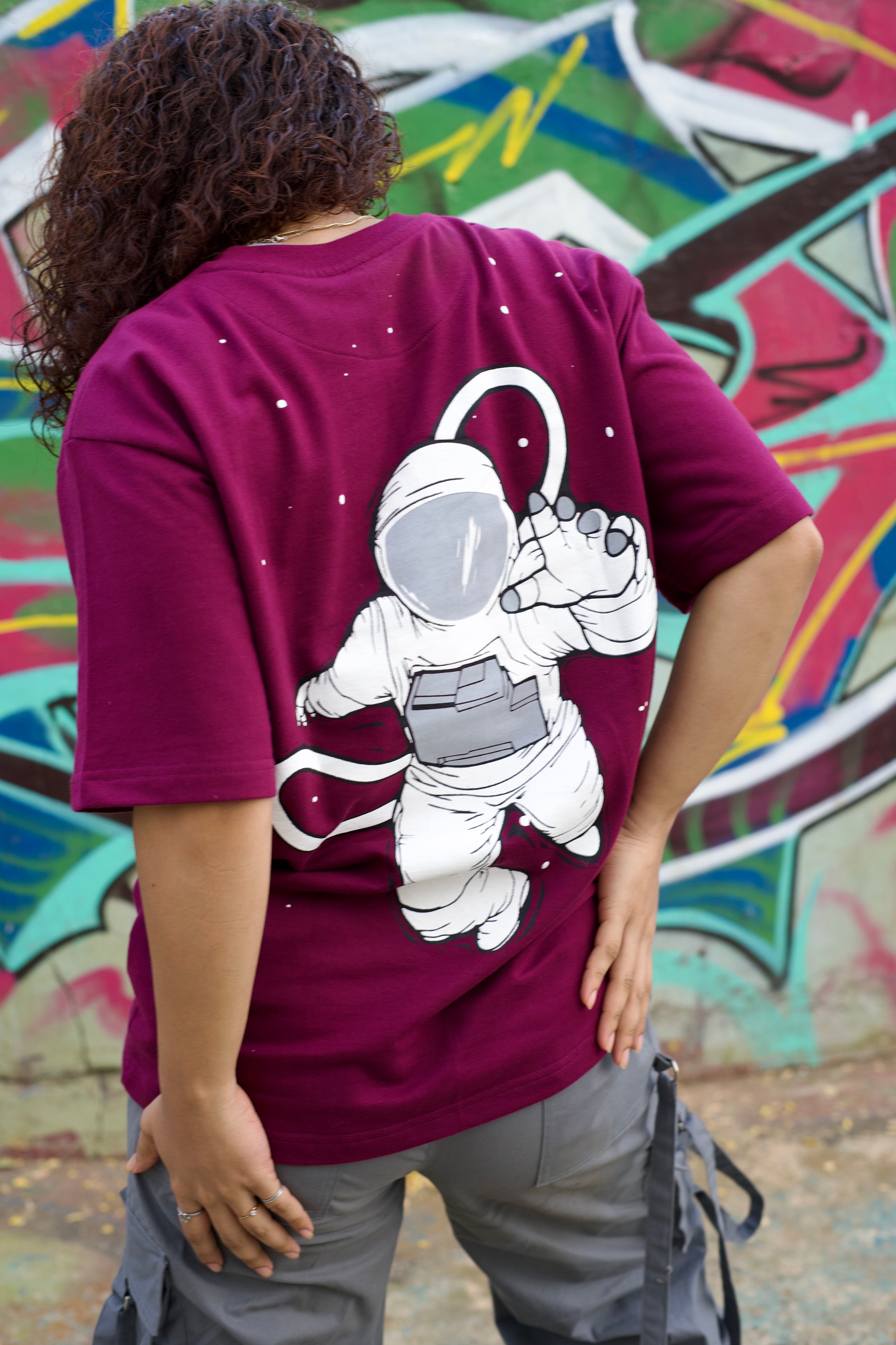 Wine Oversized T-shirt - AUMM #