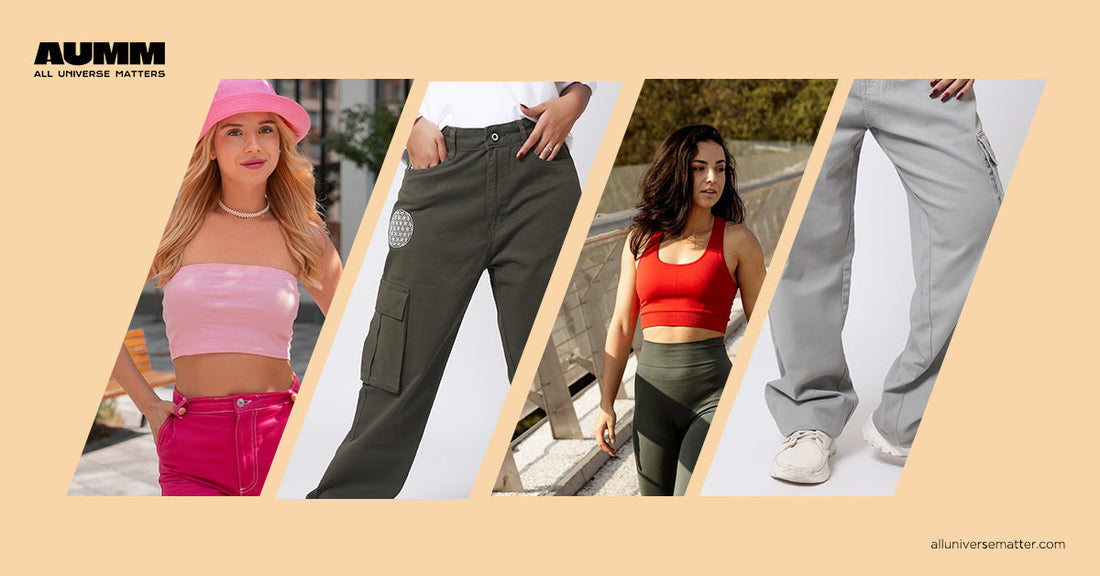 cargo pants with a crop top