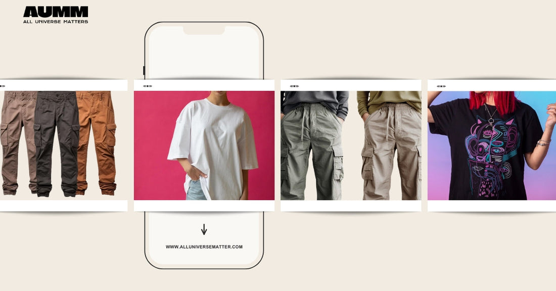 how to style cargo pants with oversized t-shirts
