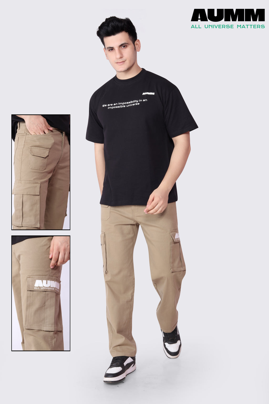 7 Pocket Khaki Cargo Pants