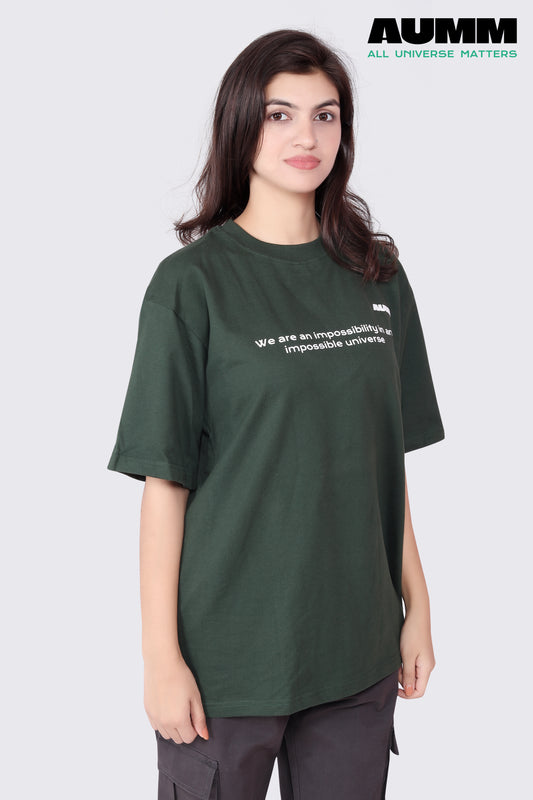 Blottle Green Oversized T-shirt