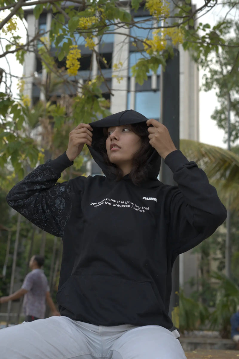 Black Oversized Hoodie