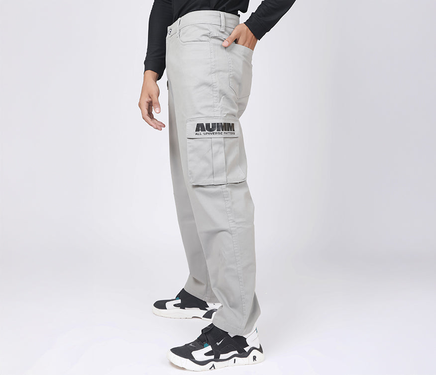 7 Pocket Light Grey Cargo Pants - AUMM - AUMM #