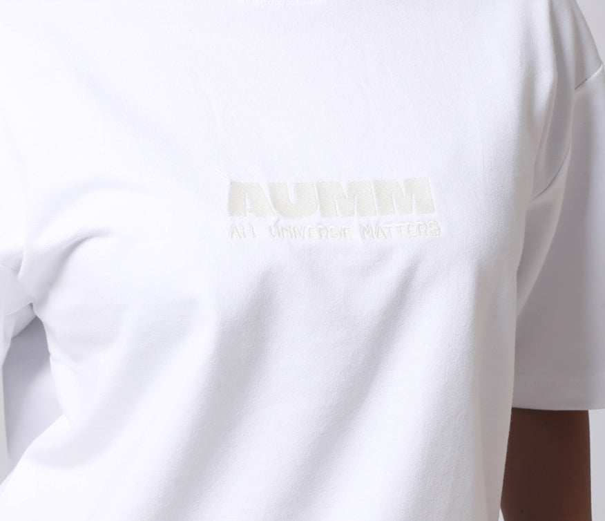 AUMM Box Fit White T-shirt - AUMM #