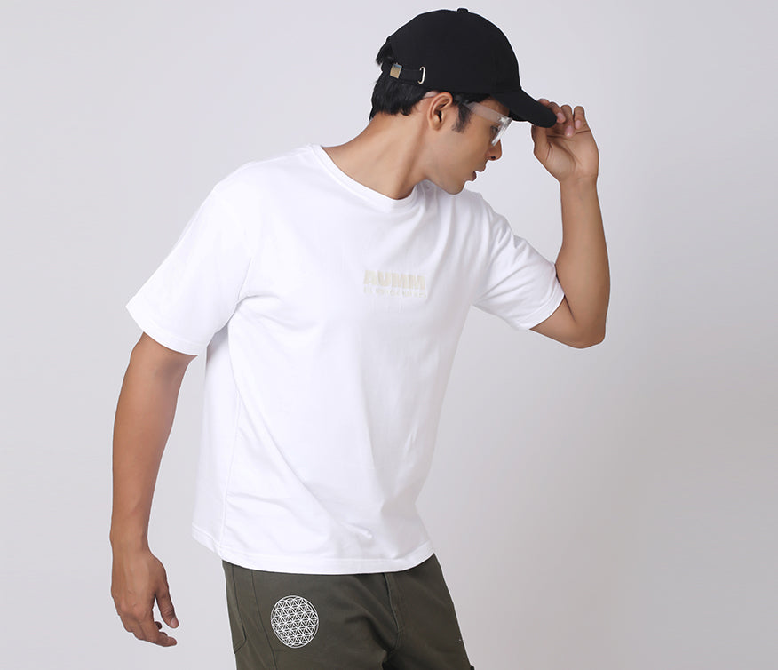 AUMM Box Fit White T-shirt - AUMM #
