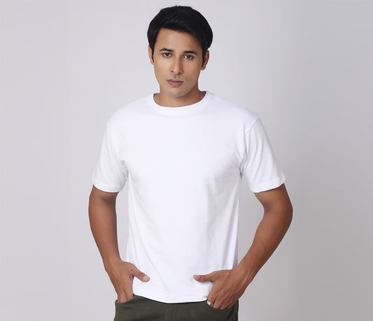 Box Fit White T-shirt