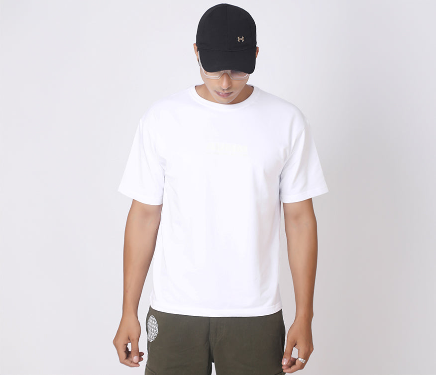 AUMM Box Fit White T-shirt