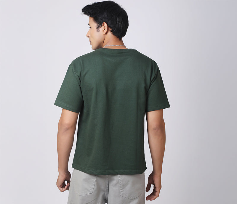 AUMM Box Fit Mineral Green T-shirt