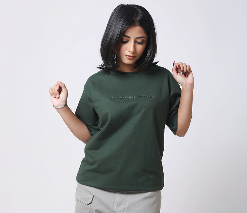 Box Fit Mineral Green T-shirt