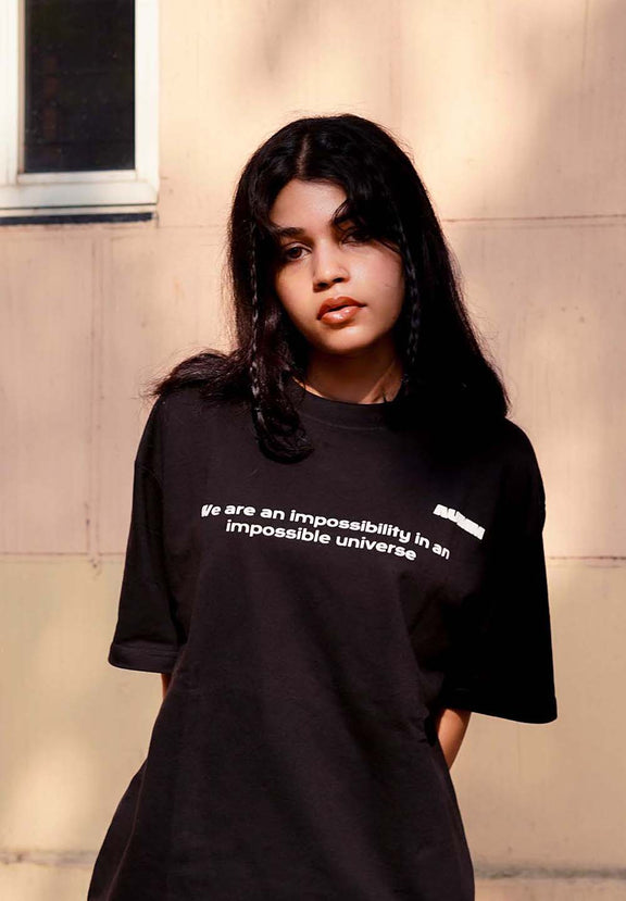 Black Mandala Printed 100% Soft Premium Best Quality Oversized Relaxed Fit T-Shirt