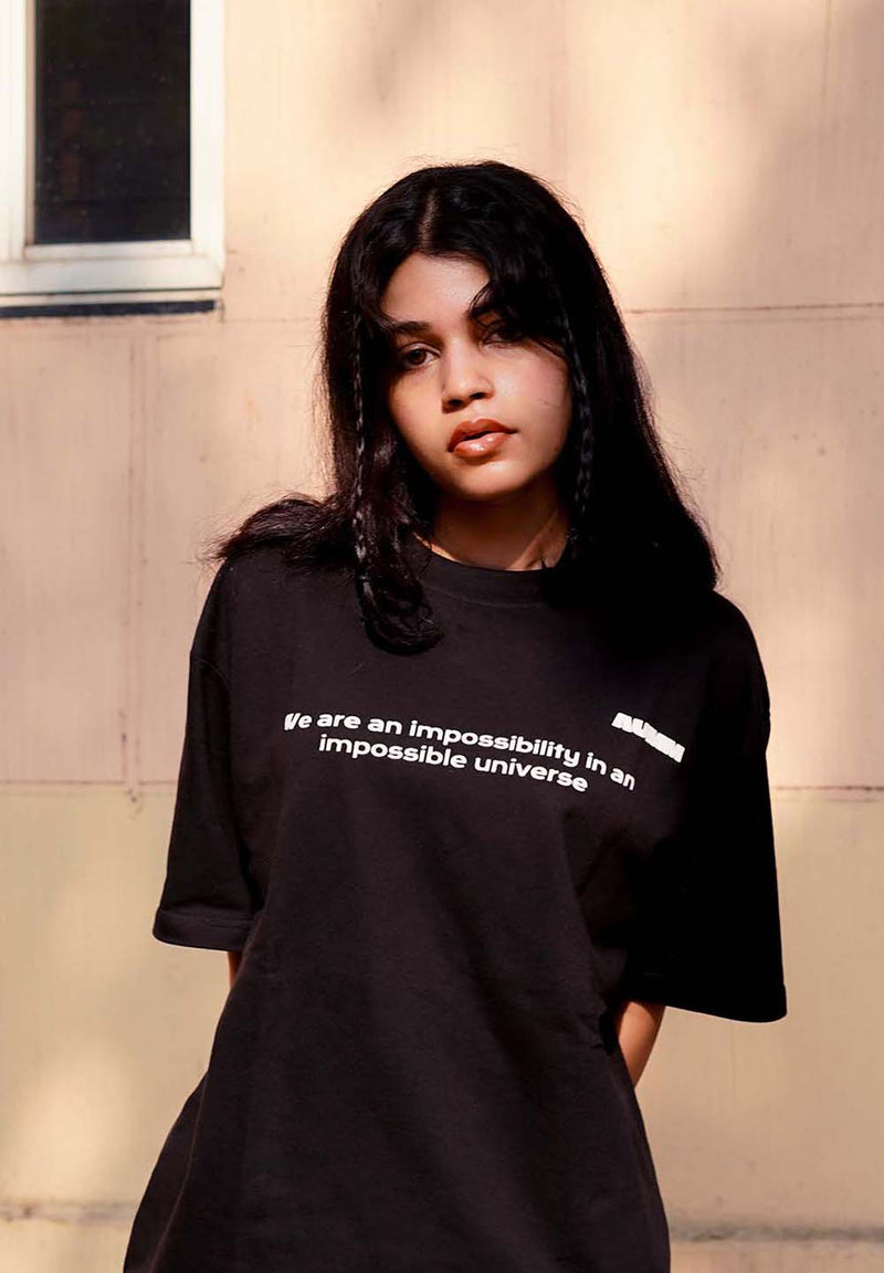 Black Mandala Printed 100% Soft Premium Best Quality Oversized Relaxed Fit T-Shirt