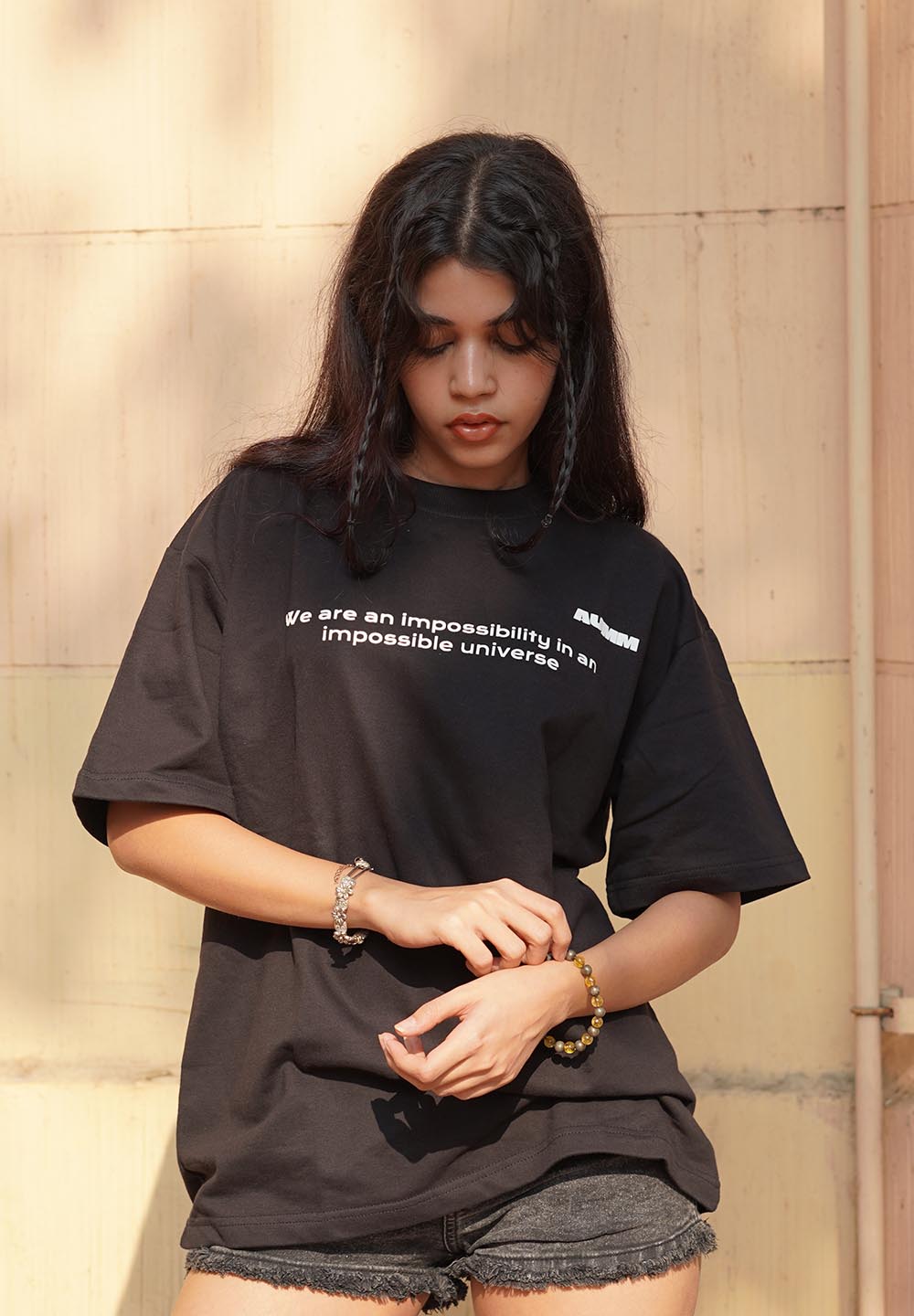 Black Mandala Printed 100% Soft Premium Best Quality Oversized Relaxed Fit T-Shirt
