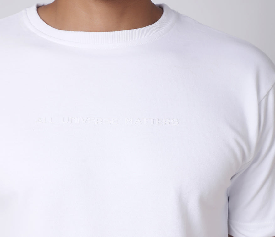 Box Fit White T-shirt - AUMM #