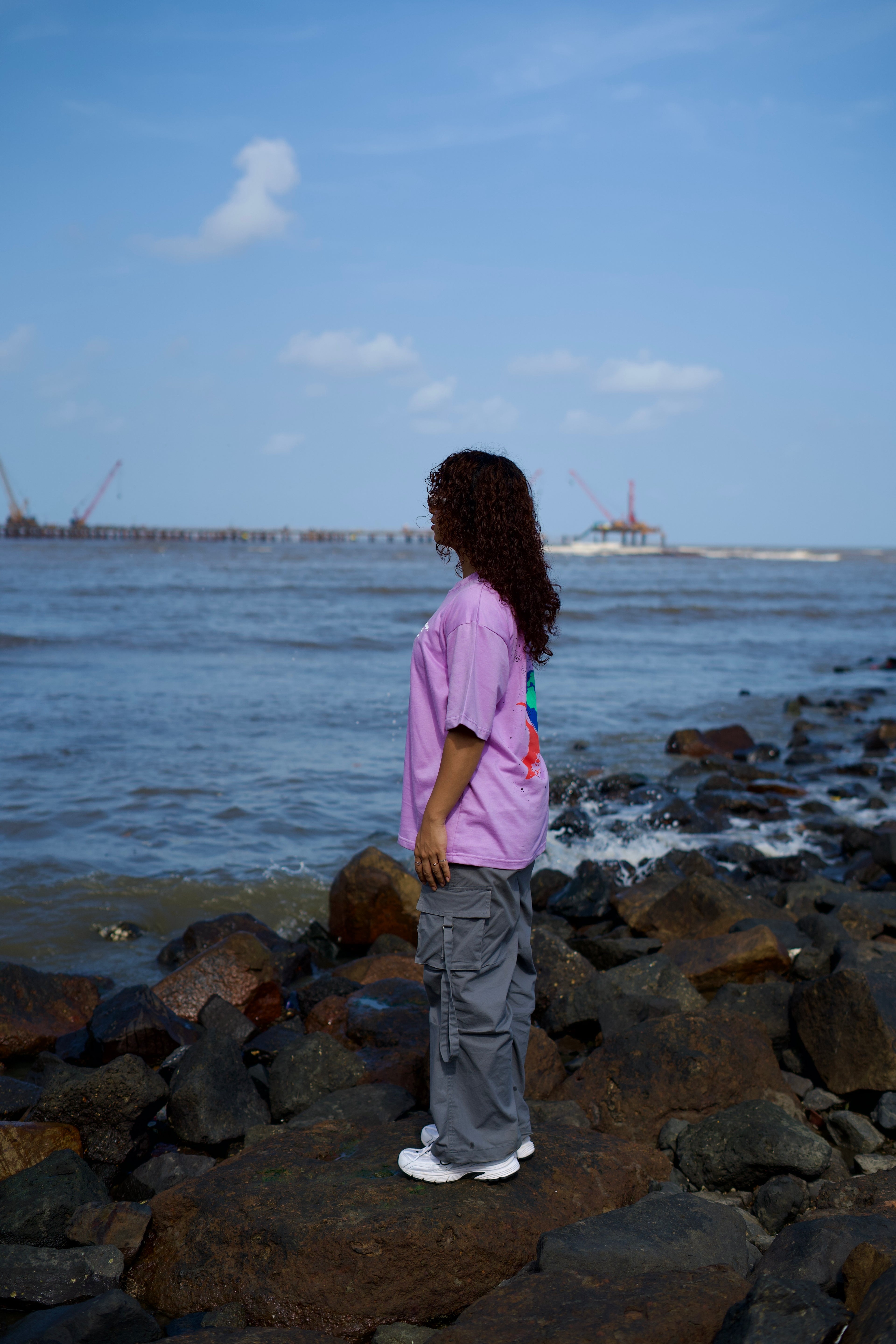 Lavender Oversized T-shirt - AUMM #