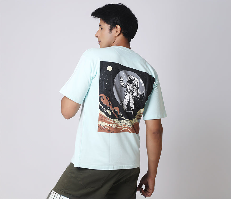 Oversized Blue T-shirt - AUMM #