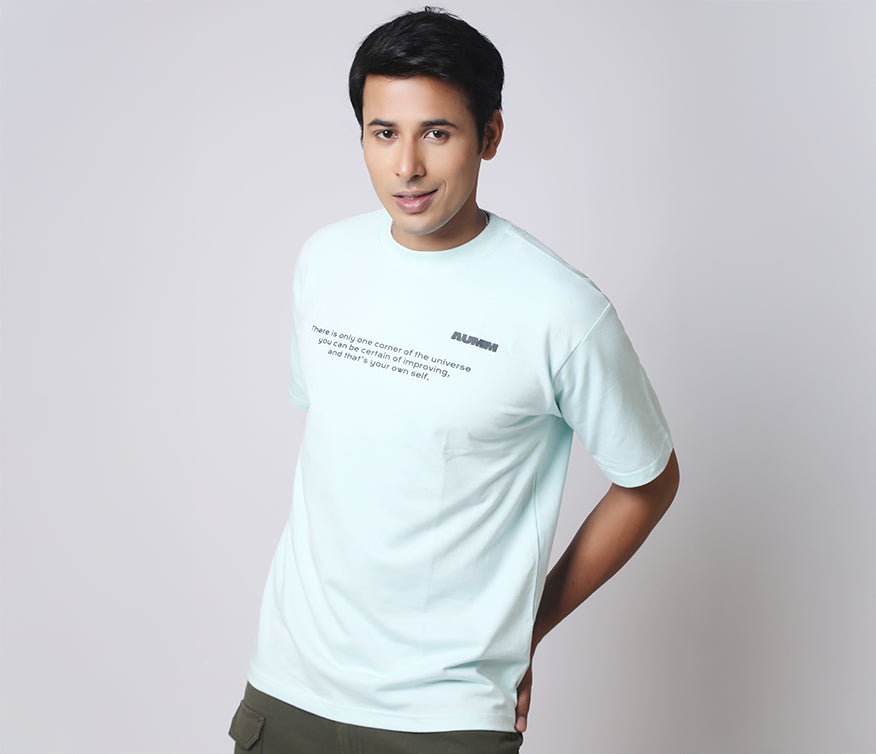 Oversized Blue T-shirt - AUMM #
