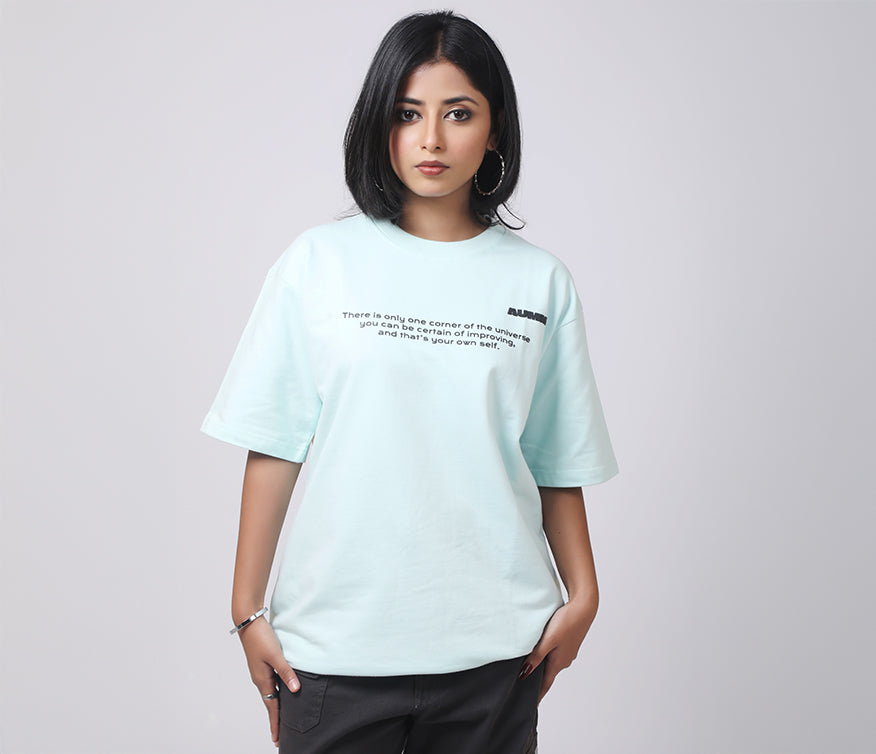 Oversized Blue T-shirt - AUMM #