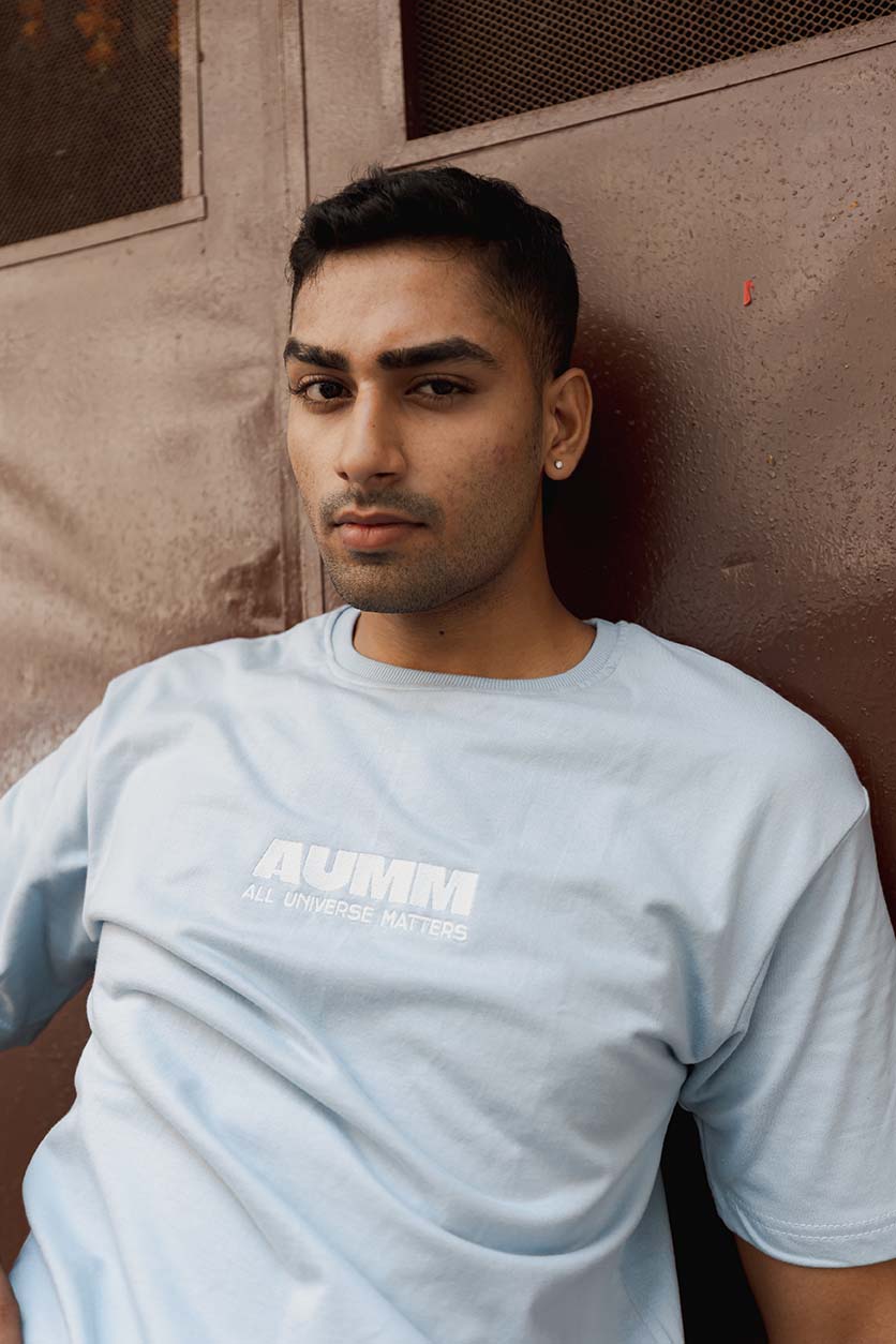 Sky Blue Basic Plain Oversized Relaxed Standard Fit Premium Best Quality 100% Cotton T-shirt
