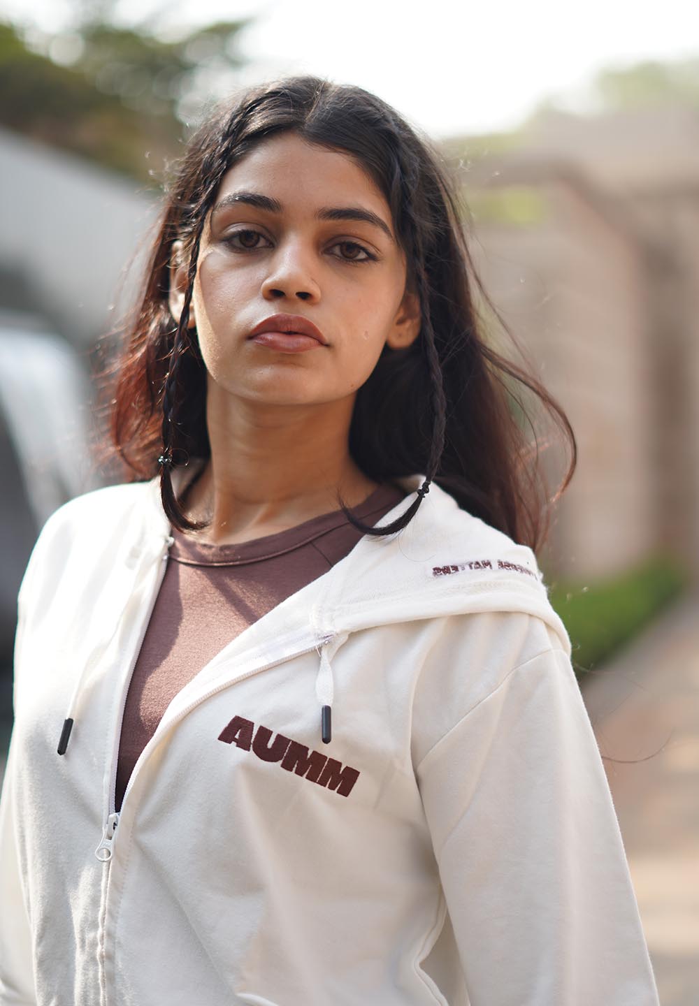 White 100% Soft Premium Cotton Jacket Hoodie